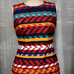Calvin Klein Geometric Print Dress